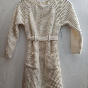 Cozy Cream Knit Dress
